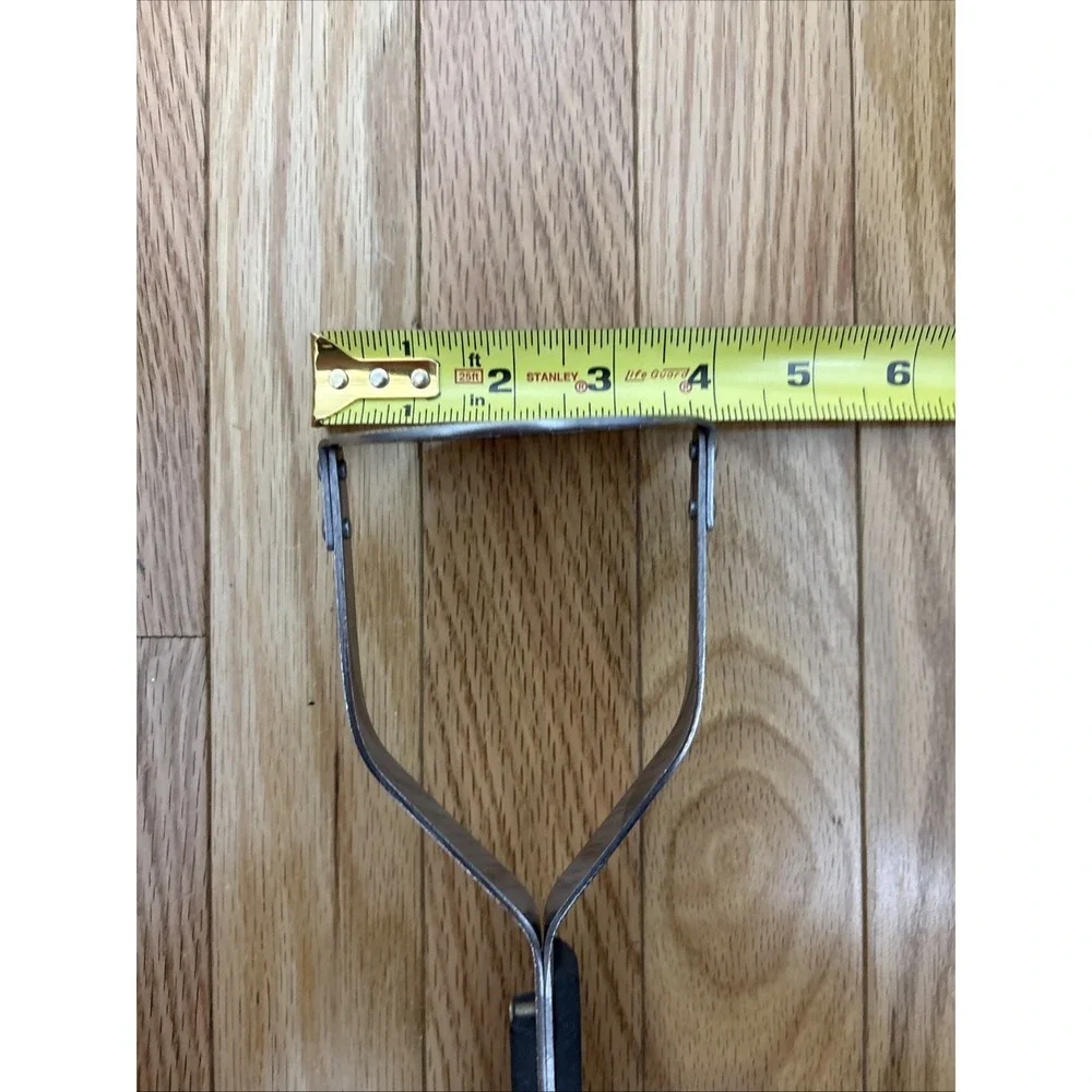 VTG 1950's‎ Flint Arrowhead Stainless Vanadium USA Potato Masher Black Handle